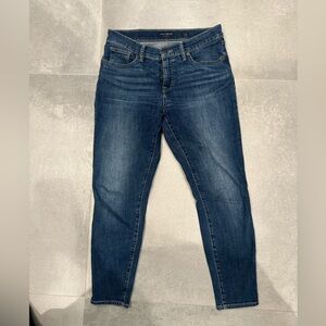 Lucky Brand Women's Dark Blue Ankle Skinny Jeans